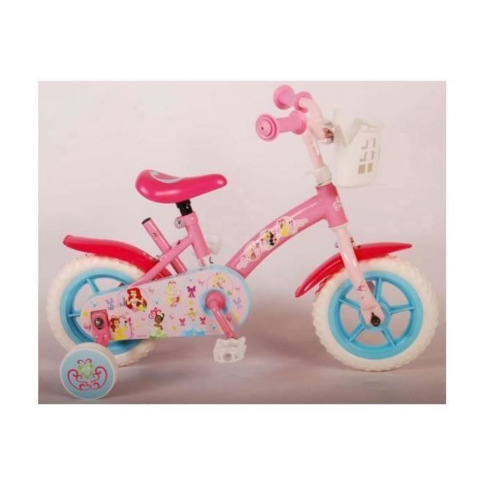 Vélo Princess 10 Pouces - DISNEY - Fille - Rose - Vélo loisir - Acier