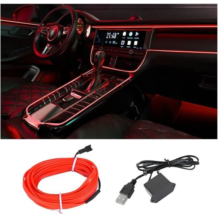 Éclairage Intérieur De Voiture USB, Veilleuse D'atmosphère 3 Modes Dynamiques Décoration De Projecteur Romantique Pour Plafond, Voiture