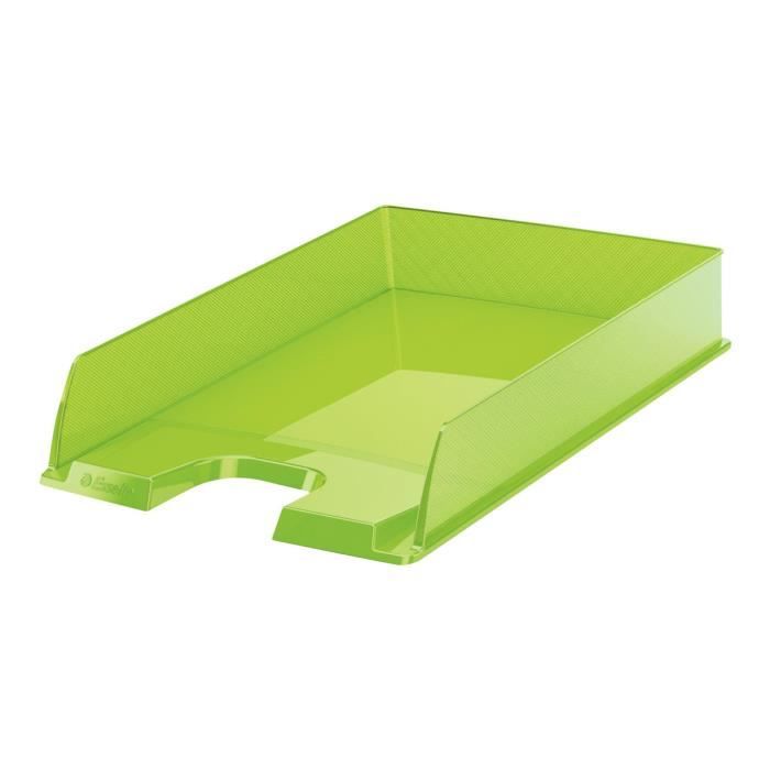 Europost Esselte Corbeille à Courrier A4 Transparent Vert 623597