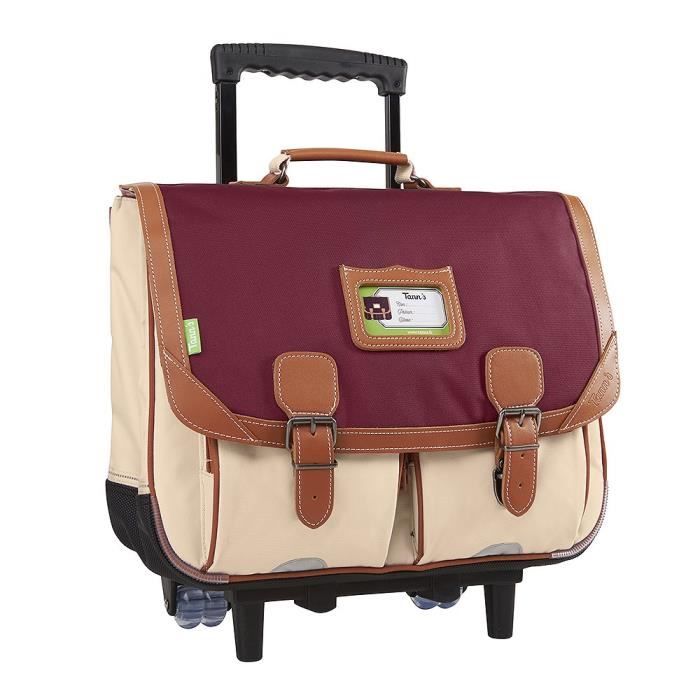 TANN S Cartable Roulette 2 Compartiments Primaire 41 cm