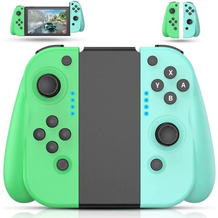 JoyCon Controllers (LR) Animal Crossing Nintendo Switch contrôleur avec poignée