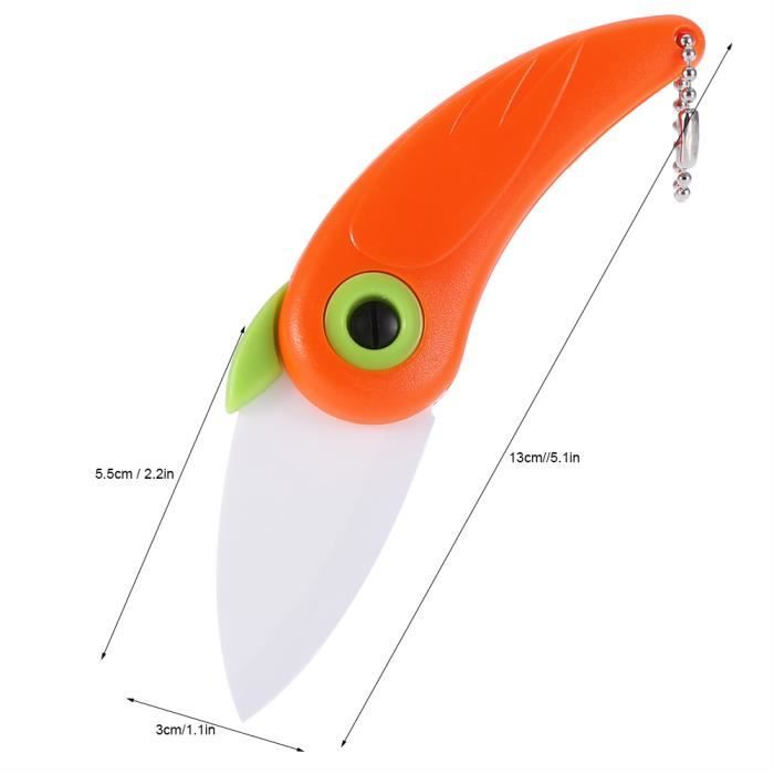 COUTEAUX EN CÉRAMIQUE DU CHEF, TOUT USAGE ET À PARER PQT 3