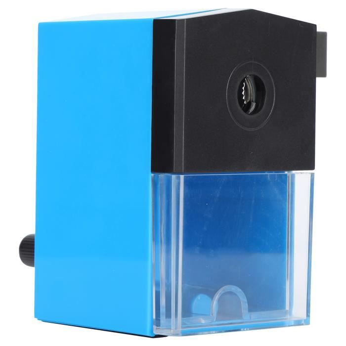 Taille-crayon Rond Transparent Mignon, Taille-crayon Portable à Double Trous, Taille-crayon Forme Carrée Avec Couvercle, Pour