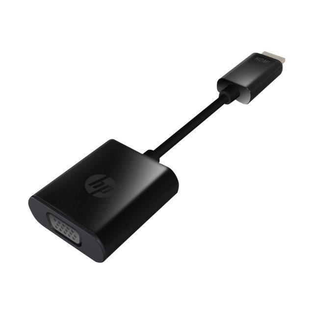 HP Câble vidéo HDMI/VGA - Pour Appareil vidéo, Moniteur, Ordinateur Portable - Première extrémité: 1 x HD-15 Femelle VGA