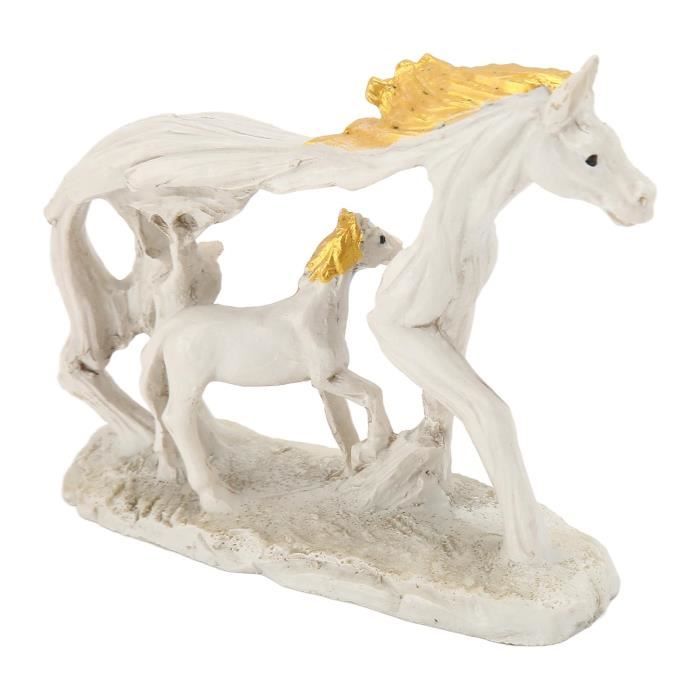 Ymiko Cheval Debout Statue Cheval Sculpture Style éruopéen Art Figurine Sculpture décorative Maison Bureau décor Ornement Photographie Accessoire(Jaune Ymiko Cheval Debout Statue Cheval Sculpture Style éruopéen Art Figurine Sculpture décorative Maison Bureau décor Ornement Photographie Accessoire(Jaune