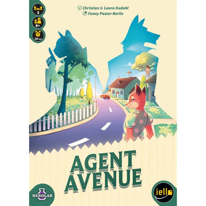 Jeu de cartes IELLO Agent Avenue Division M bluff tactique