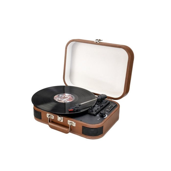 vinyle portable multifonction Bluetooth rétro TD14 Neuf - vue 4