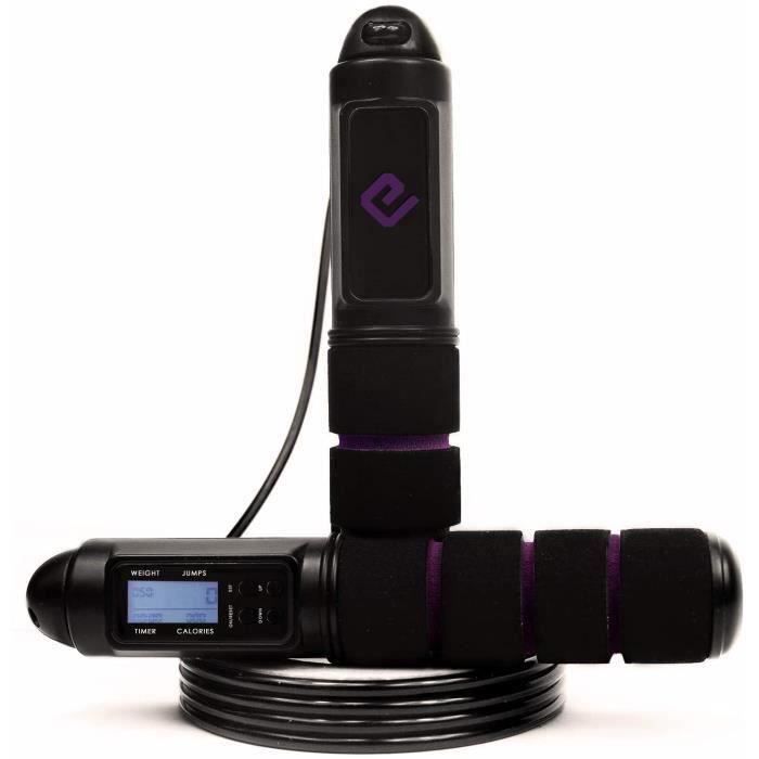 Corde à Sauter Vitesse Suuwwn - Poignée Silicone, Roulements Acier, Longueur Réglable 3 M - Pour Fitness Et Crossfit
