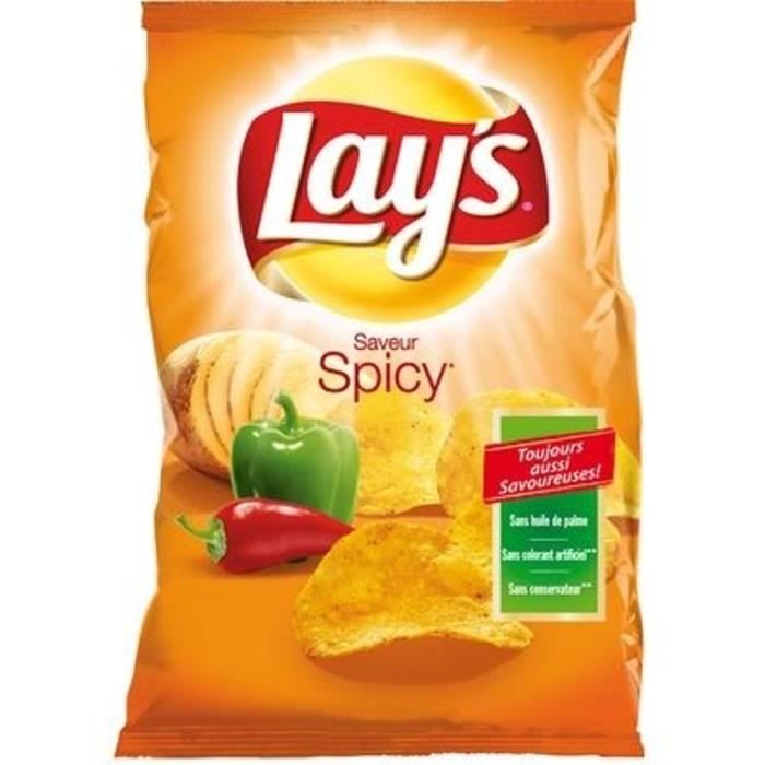 Chips spicy 130g LAYS Achat / Vente chips Lays Chips spicy 130g Cdiscount