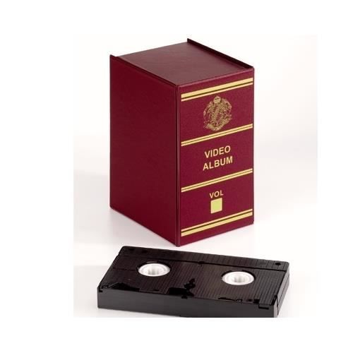 Boîte De Rangement Pour Cassettes Audio - Style Livre Ancien - Noir - Contient 20 K7 - 5