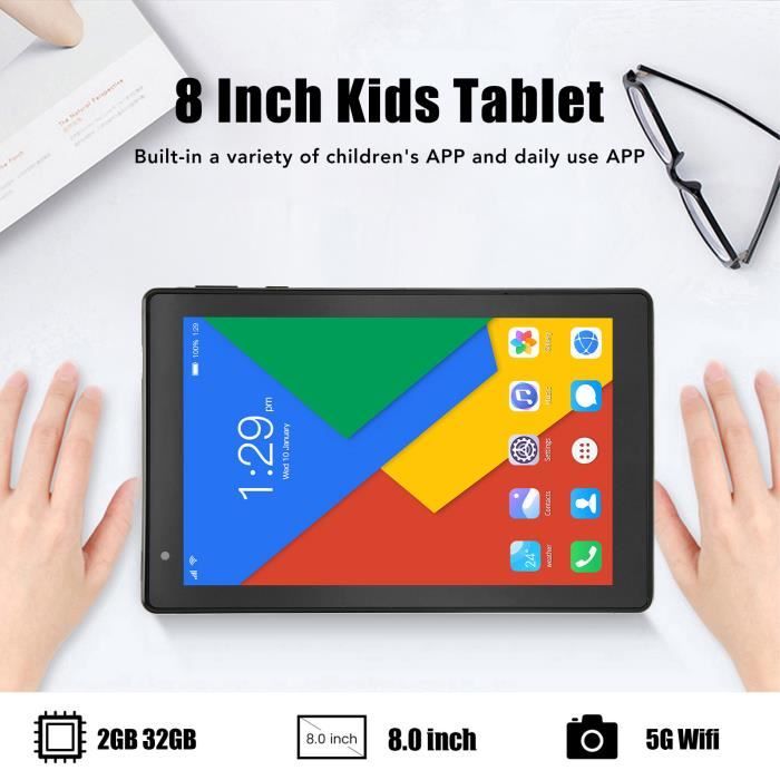 Tablette enfant AngelTech PRO MAX - Tablette enfant 8 pouces la
