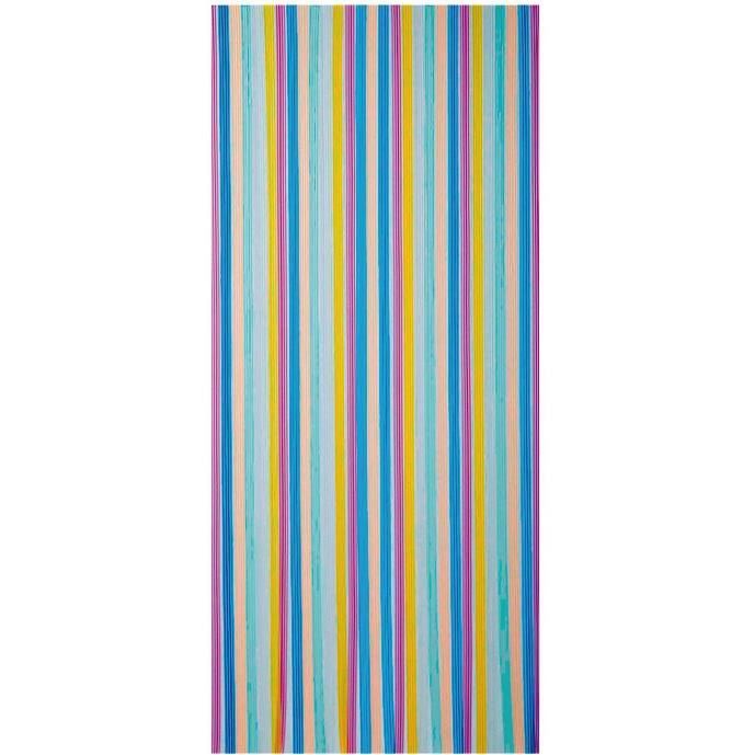 Rideau de porte Tahiti PVC 90x200 cm - multicolore