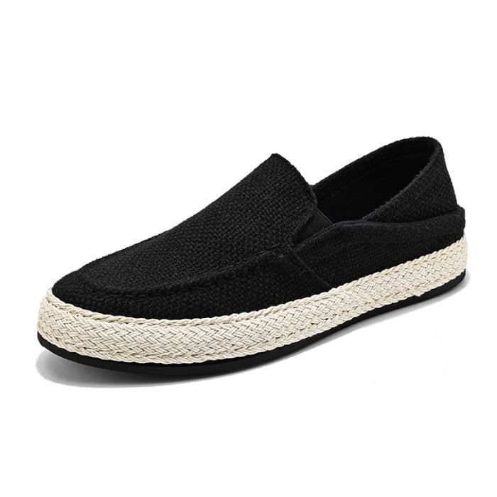 Espadrille homme semelle caoutchouc 2025