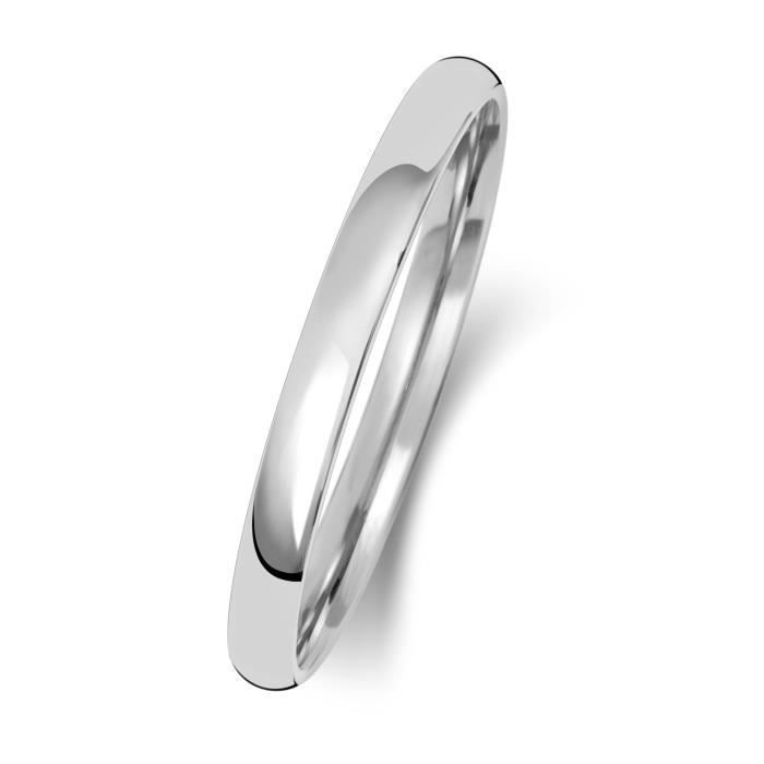 Alliance Homme-Femme 2mm Demi Confort Or Blanc 375-1000 30936