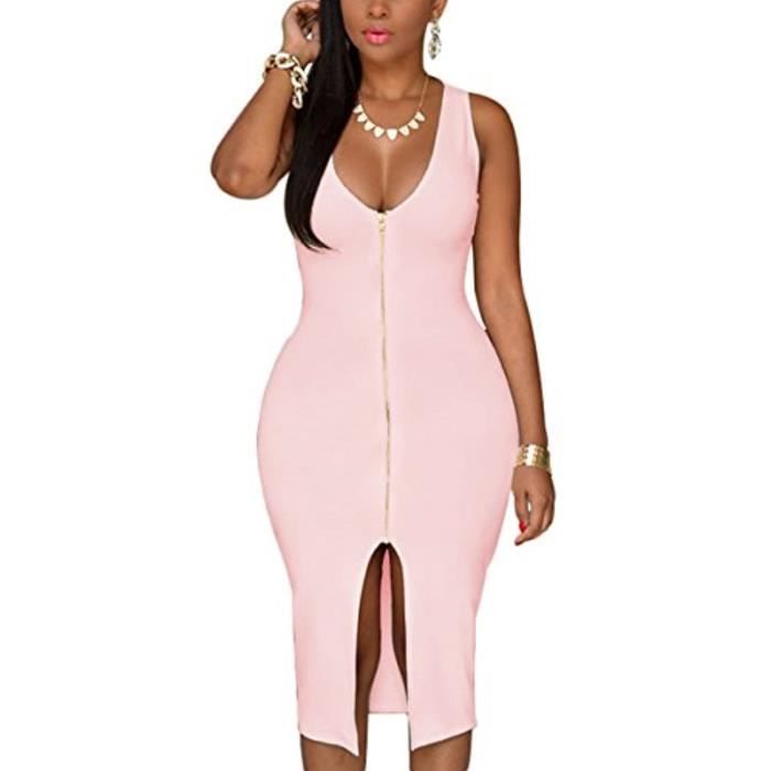 Robe zippée devant clearance