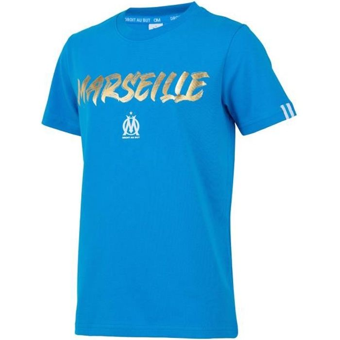 T Shirt Enfant Olympique De Marseille Weeplay Foil Bleu 6 Ans Bleu Cdiscount Sport