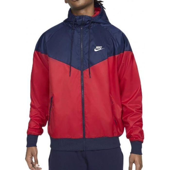 Veste de survetement Nike SPORTSWEAR WINDRUNNER Adulte Mixte Manches longues Multisport Rouge Rouge Cdiscount Pret a Porter