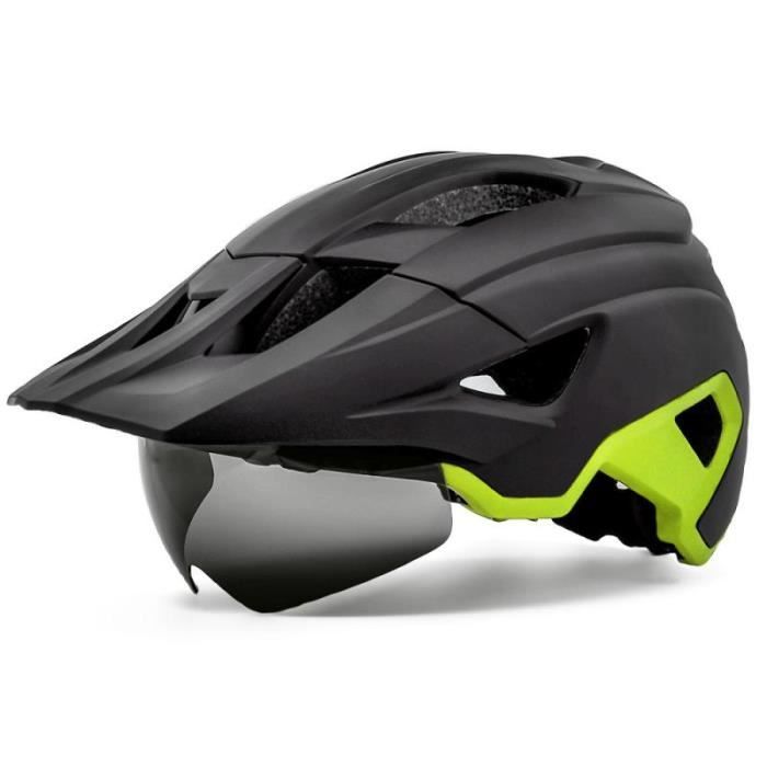 Casque De Vélo De Route Unisexe Avec Poignées, Lunettes