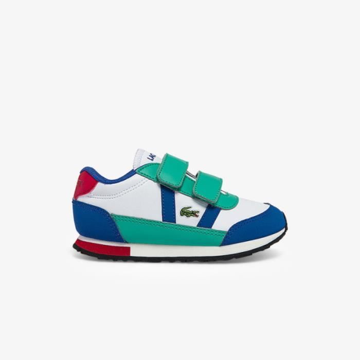 basket lacoste argenté