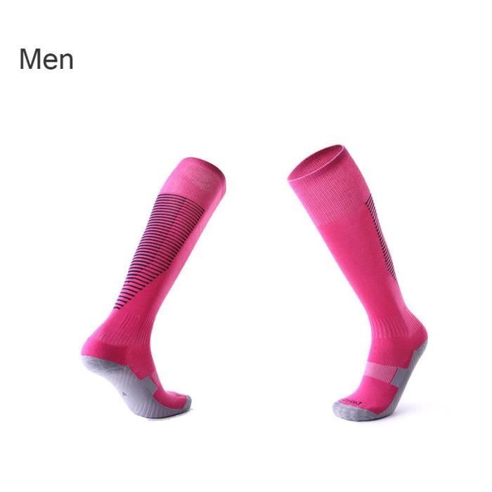 Chaussettes De Football FIBOGOUP 2 Paires - Antidérapantes Avec Grip Silicone - Taille EU 32-44
