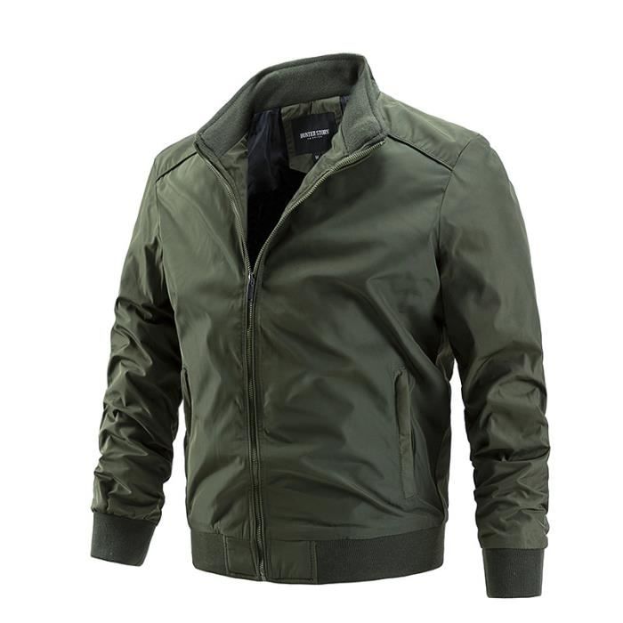 Blouson Homme Bomber Homme Veste Homme Militaire Chaud Aviateur