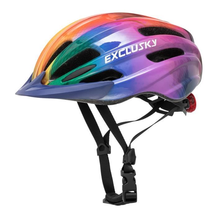 JISADER Casque Vélo Enfant – Léger, PP/PC, Ventilé, Ajustable 52-58 Cm, Pour 3-10 Ans, Idéal Vélo, Skate, Trottinette, Cadeau