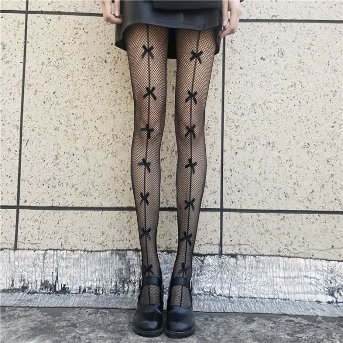Collants Halloween Femme – Résille Toile D'Araignée Noir, Accessoire Costume Sorcière Ou Gothique
