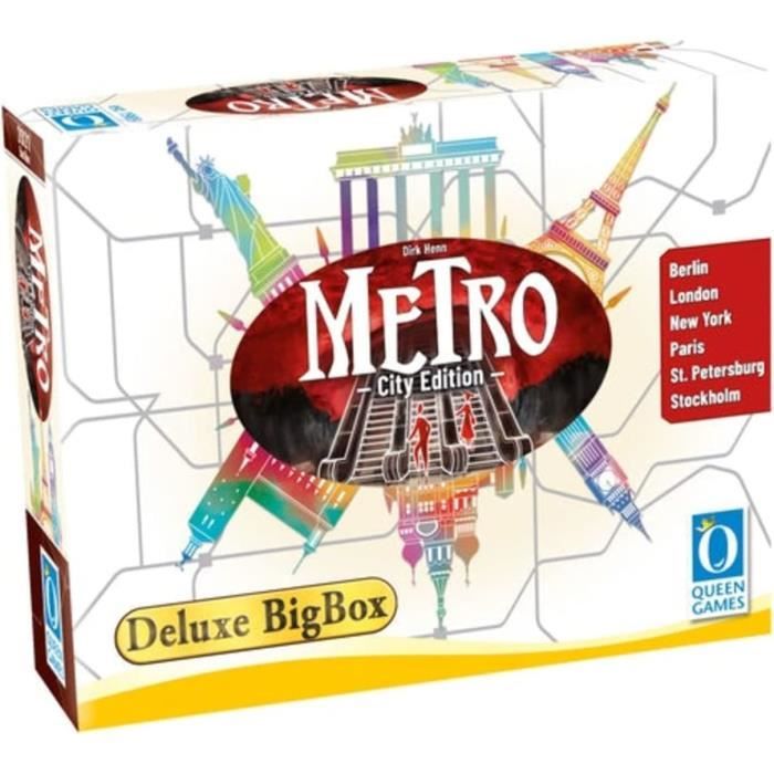 Queen Games 10653 - Metro City Edition Deluxe Big Box - Cdiscount Maison