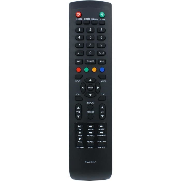 RM-C3311 Télécommande remplacée -VINABTY-fit pour télécommande TV JVC RMC3311 LT-55HW97U LT-43HW97U LT-49HW97U