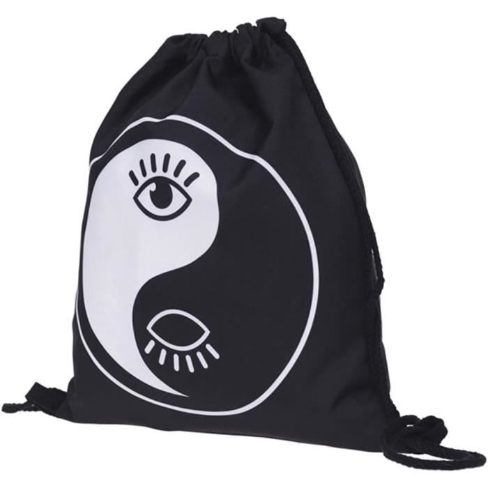 BROTOU Sac de Sport Cordon Sac à Dos de Sport Piscine avec Cordon de Serrage réglable Étanche avec Compartiment Chaussure pour Homme, Femme, Enfant et