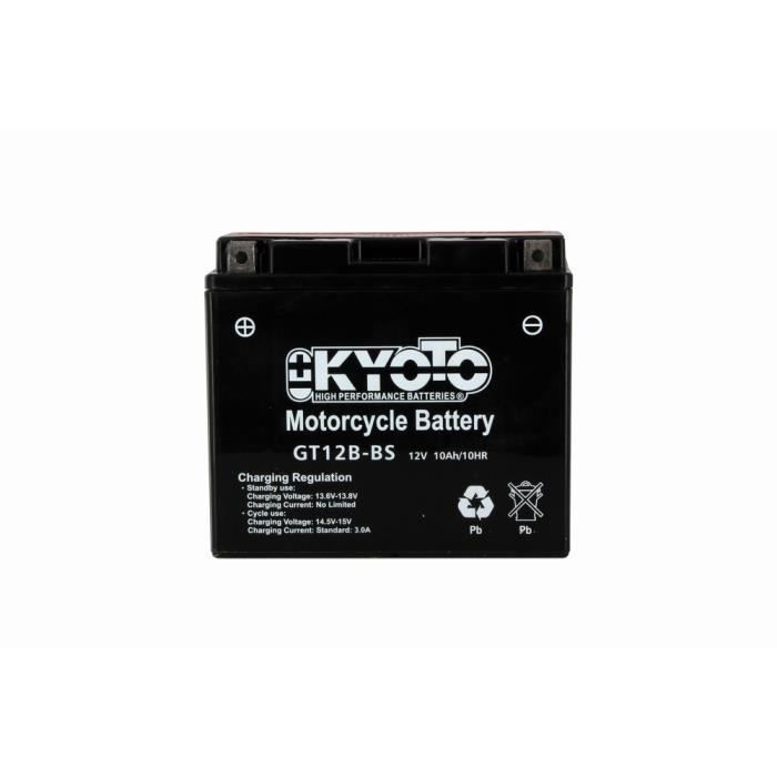 KYOTO - Batterie moto - Yt12b-bs - L150mm W70mm H 131mm