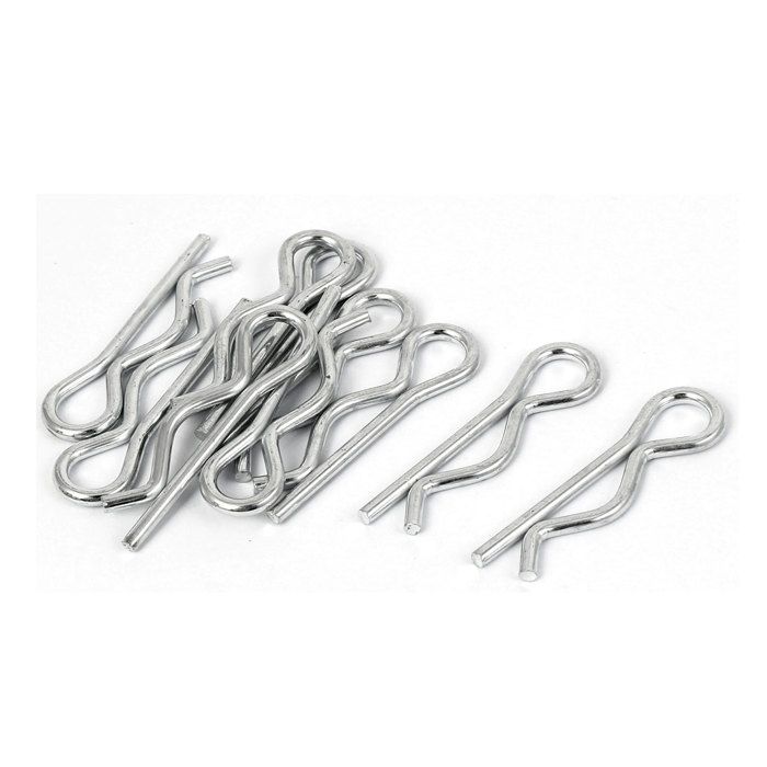 Lot De 20 Goupilles Fendues (clavettes) En Acier Zingué - Dimensions : 1.6mm X 28mm - Marque Uxcell, Neuf