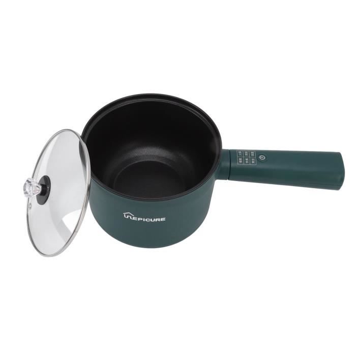 Marmite Électrique TOPINCN 1,8L - Céramique Antiadhésive - 2 Modes Température - Multifonction