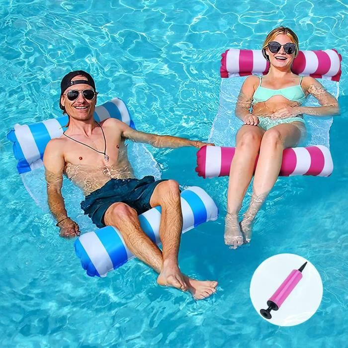 Hamac Gonflable Piscine En Forme De Pizza - 150x180 Cm, PVC, Porte-gobelets - Pour Adulte