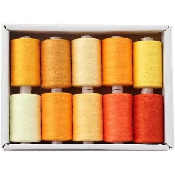 Fil Polyester 402 Fil À Coudre Pour Machine À Coudre Fil Polyester 10 Couleurs Pour ...