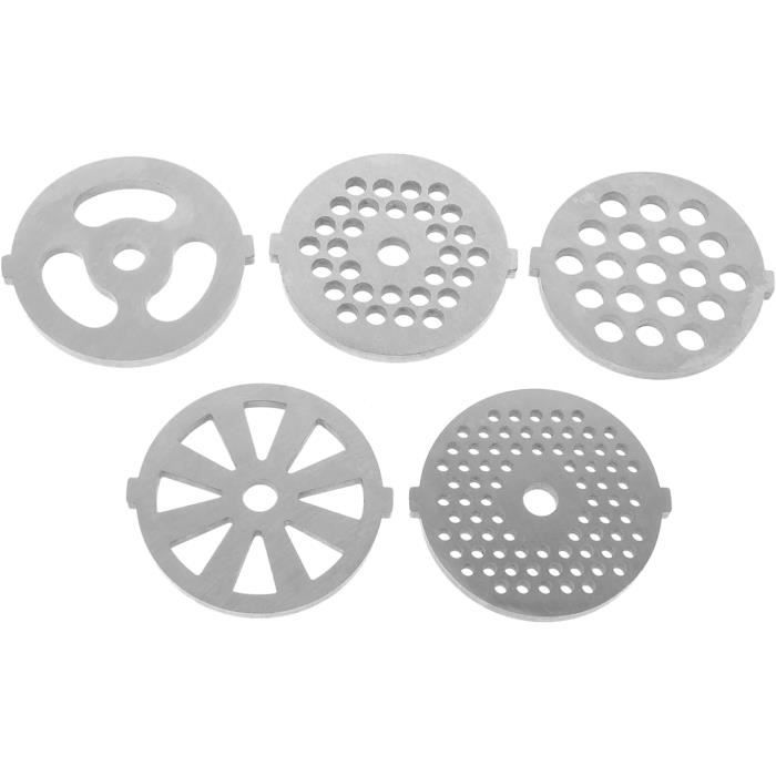 Plaque à Orifice N°5 En Acier Inoxydable Pour Hachoir à Viande - Diamètre 12mm - Entretien Facile