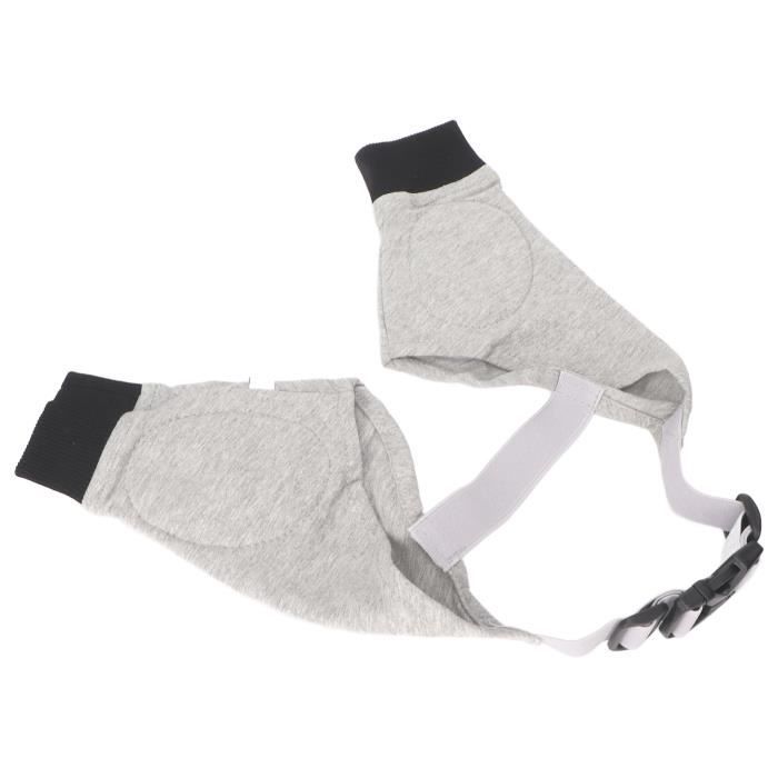 Meilleurs prix pour VGEBY Manchon de protection pour coude de chien ajustable et respirant pour pattes avant gris noir