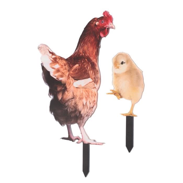 OKESYO Décoration De Jardin En Céramique Pour Poulet En