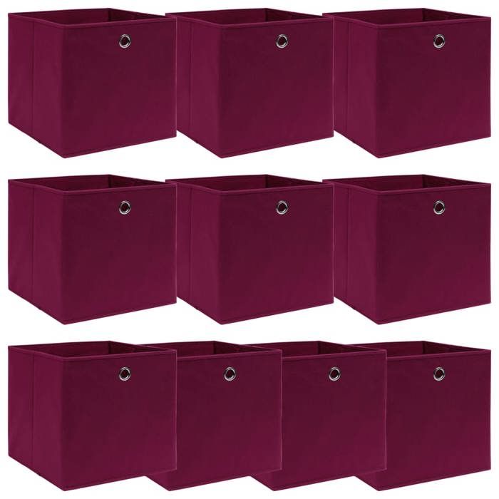 vidaXL Boîtes de rangement 4 pcs - vue 2