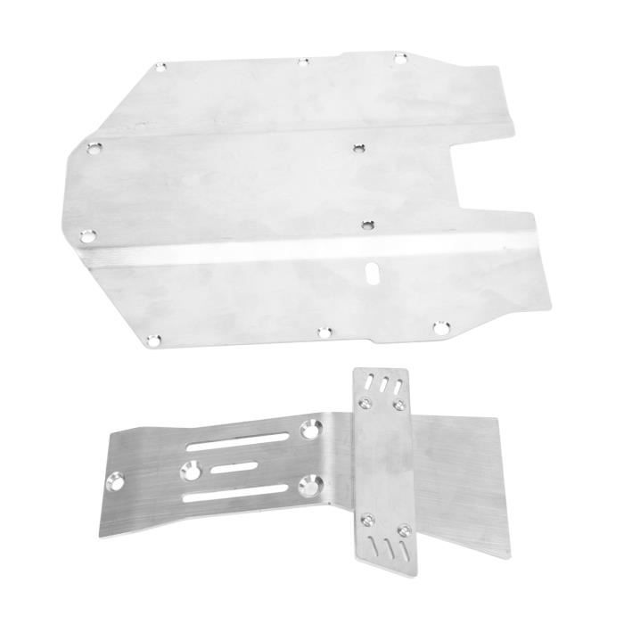 Plaque de protection du châssis acier inoxydable pour TRAXXAS1/10 F-150 Plaque de protection du châssis acier inoxydable pour TRAXXAS1/10 F-150