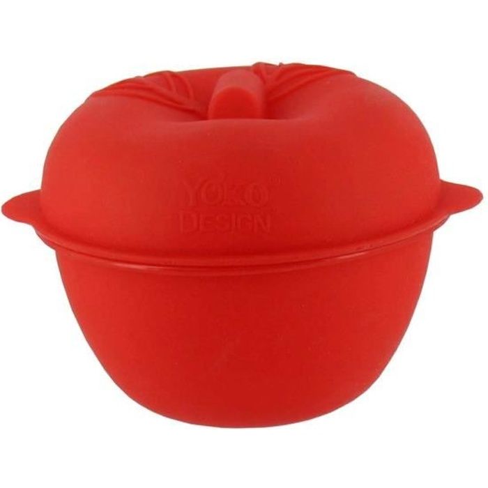 YOKO DESIGN Cuit-pomme en silicone platinium rouge