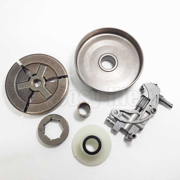 Kit Embrayage Tronçonneuse SEEDDFF - 7 Dents 3/8" - Pour Jonsered CS2156 CS2159