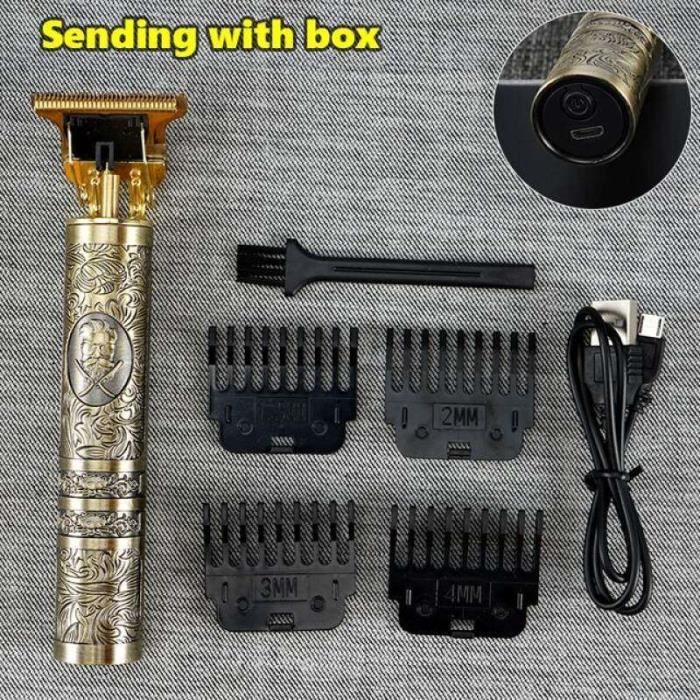 Tondeuse Pro Rechargeable USB Kemei KM-2299 - Tondeuse Cheveux, Barbe, Corps 3-en-1, Autonomie 3h