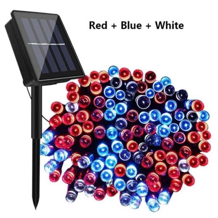 AIOOOO28594guirlande de noelGuirlande lumineuse LED solaire. 22m