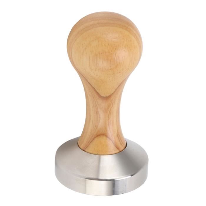 Cuillère Doseuse Et Tasseur Café 2-en-1 En Acier Inoxydable - Pour Mesurer Et Tasser Le Café Moulu