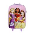 Valise Trolley Soft 3D - Princesses Disney Power - Lilas-1