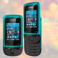 outd-Nokia C2-05 Débloqué Réseau 2G 2 "GPRS Appareil Photo Téléphone Portable MP3 Bluetooth [bleu]-1
