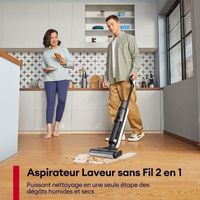 Proscenic F10 Pro Aspirateur Laveur Sans Fil,Aspirateur Eau Et
