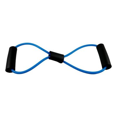 Bandes De Résistance élastiques Avec Poignées - 2 Pièces, Bleu Et Rouge, Pour Yoga, Fitness Et Musculation - 10