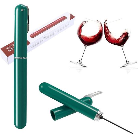 Ouvre-bouteille, pompe à pression d'air, aérateur verseur coupe-feuille d'étain  accessoires pour outils de vin décapsuleur de - La cave Cdiscount